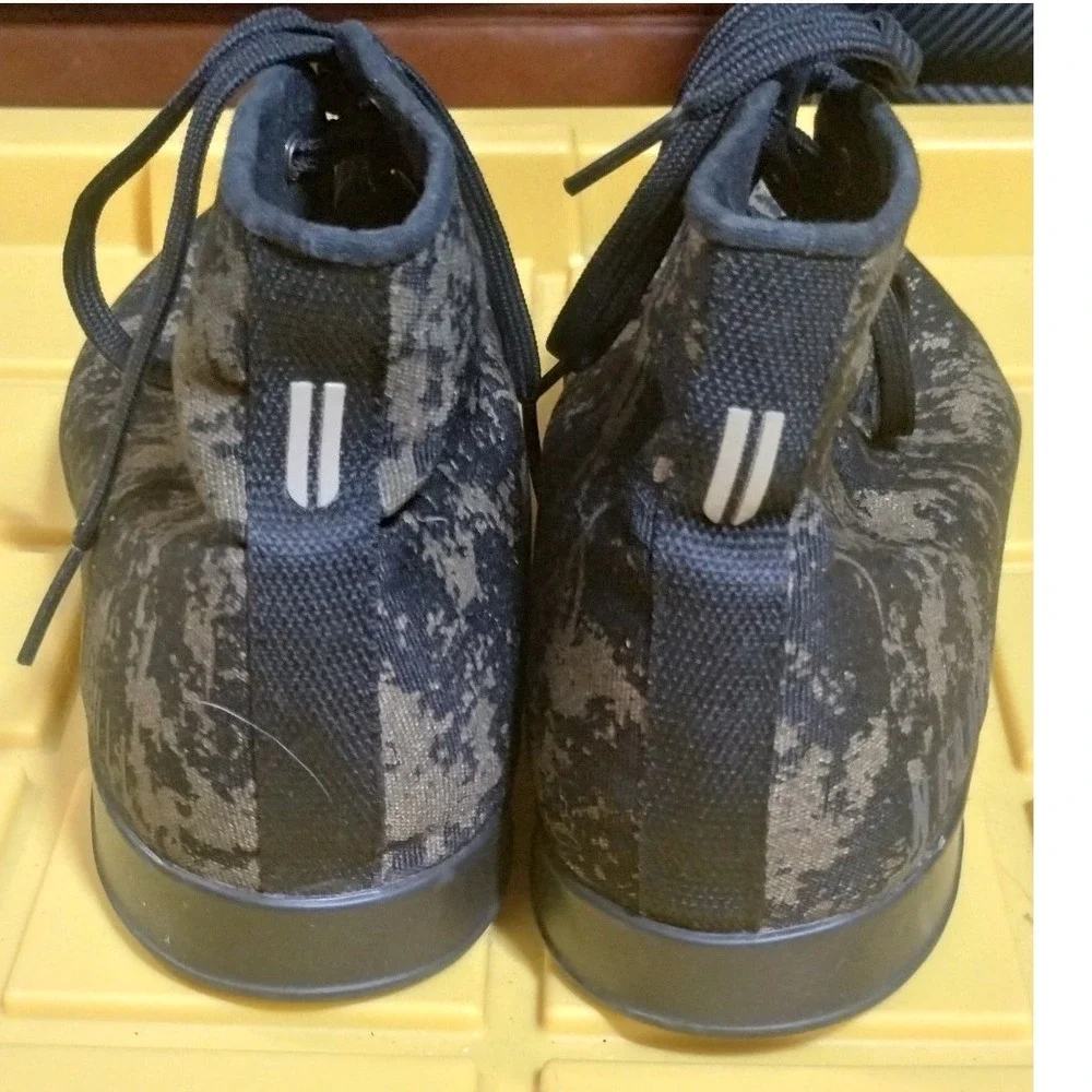 NOBULL High Top Trainer Black Army Green Camo SuperFabric Training Shoes Mens 10